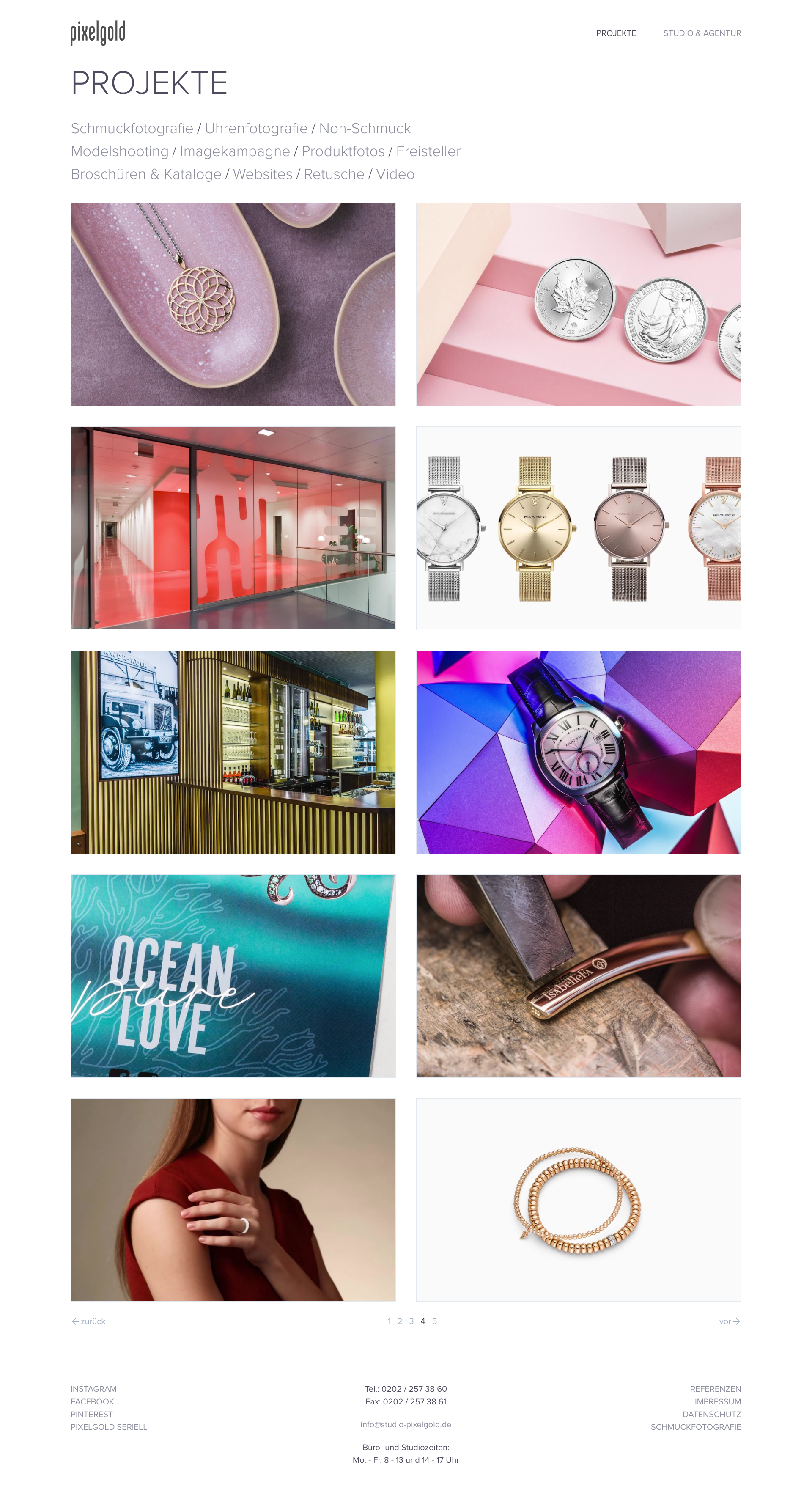 Pixelgold Website Screenshot 2